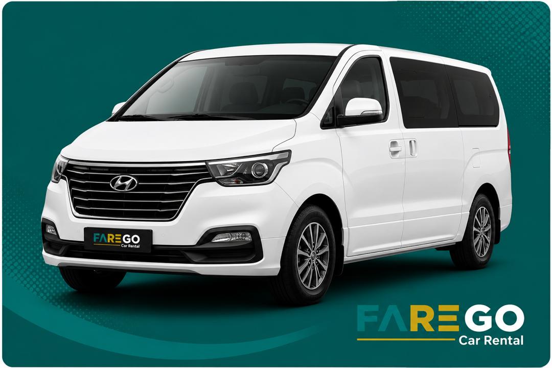 Hyundai Starex 11-seater van available for KLIA car rental with FAREGO